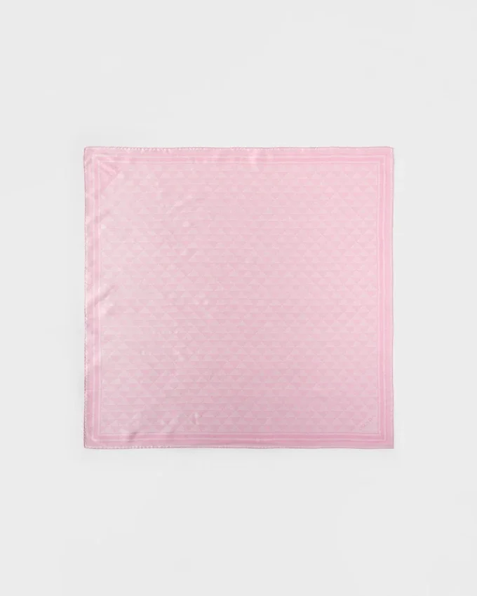 Pañuelo de seda jacquard 90 Pañuelo de seda jacquard 90