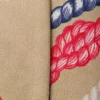 Pañuelo estrecho de sarga de seda estampado Pañuelo estrecho de sarga de seda estampado