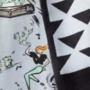 Pañuelo estrecho de sarga de seda estampado Pañuelo estrecho de sarga de seda estampado