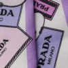 Pañuelo estrecho de sarga de seda estampado Pañuelo estrecho de sarga de seda estampado
