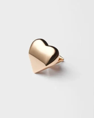 Pendiente individual Eternal Gold Nano Heart en oro rosa