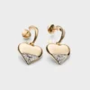 Pendientes colgantes Eternal Gold en oro amarillo y diamantes cultivados en laboratorio