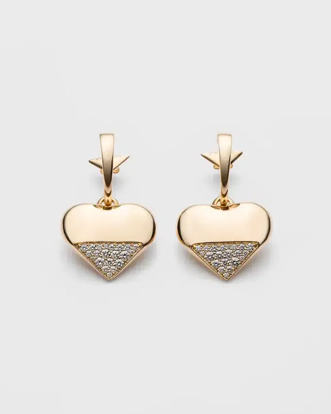 Pendientes colgantes Eternal Gold – Oro amarillo y diamantes Pendientes colgantes Eternal Gold – Oro amarillo y diamantes