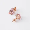 Pendientes de botón Couleur Vivante – Oro rosa con morganita Pendientes de botón Couleur Vivante – Oro rosa con morganita