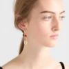 Pendientes de metal esmaltado