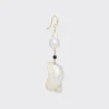 Pendientes de plata con conchas Pendientes de plata con conchas