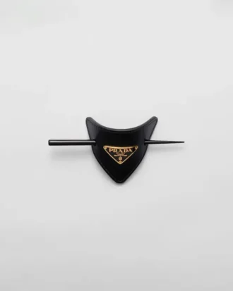 Pinza para el cabello de cuero