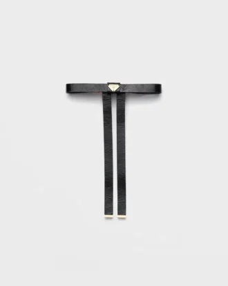 Pinza para el cabello de cuero
