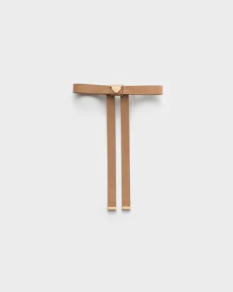 Pinza para el cabello de cuero