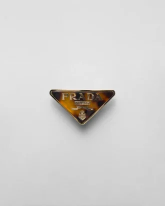 Pinza para el cabello de plexiglás y metal