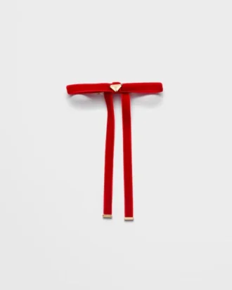 Pinza para el cabello de terciopelo