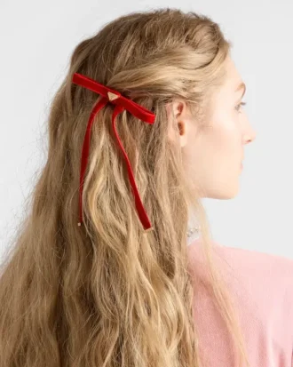 Pinza para el cabello de terciopelo