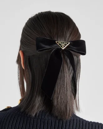 Pinza para el cabello de terciopelo