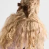 Pinza para el pelo de gamuza Pinza para el pelo de gamuza