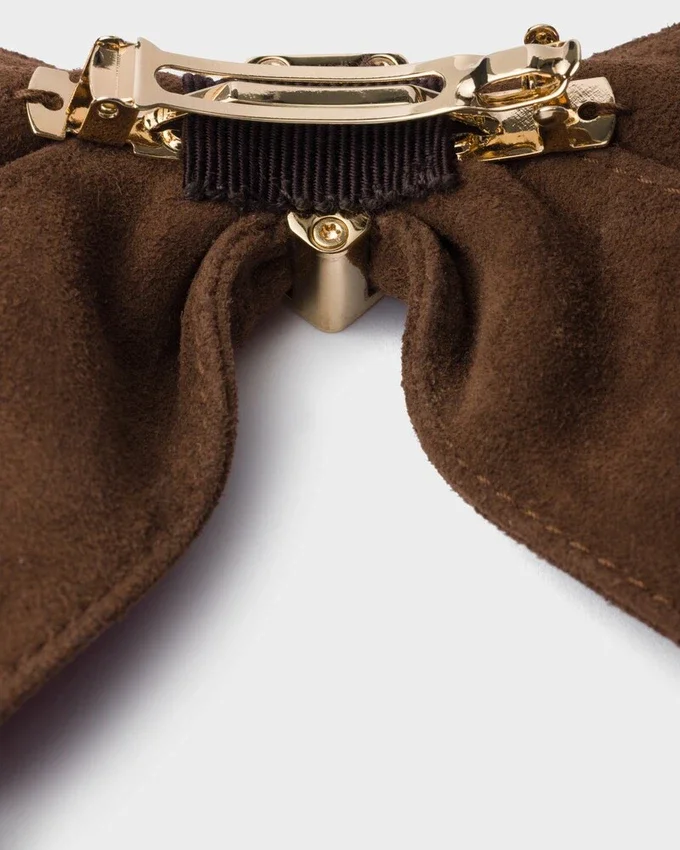 Pinza para el pelo de gamuza Pinza para el pelo de gamuza