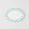 Plato de porcelana grande – Verde Viena