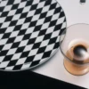 Plato de porcelana – Tablero de ajedrez