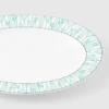 Plato de servir mediano de porcelana – Verde Viena