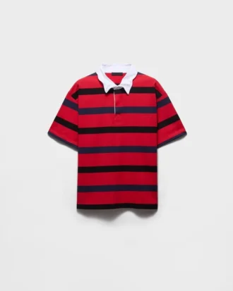 Polo de algodón de manga corta