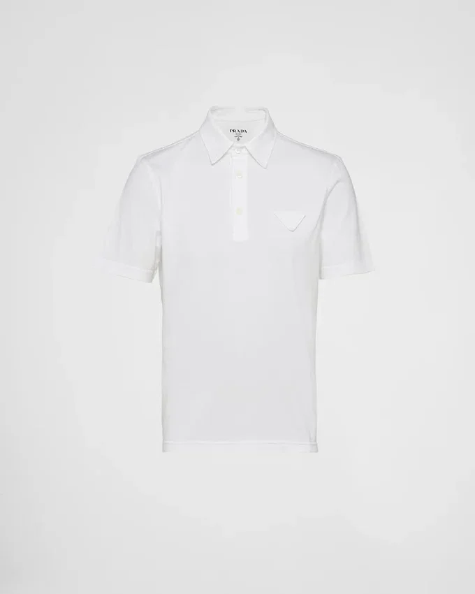 Polo de algodón de manga corta Polo de algodón de manga corta