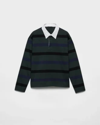 Polo de algodón de manga larga