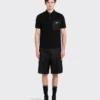 Polo de algodón elástico con detalles de Re-Nylon Polo de algodón elástico con detalles de Re-Nylon