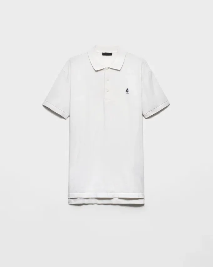 Polo de algodón teñido en la prenda Polo de algodón teñido en la prenda