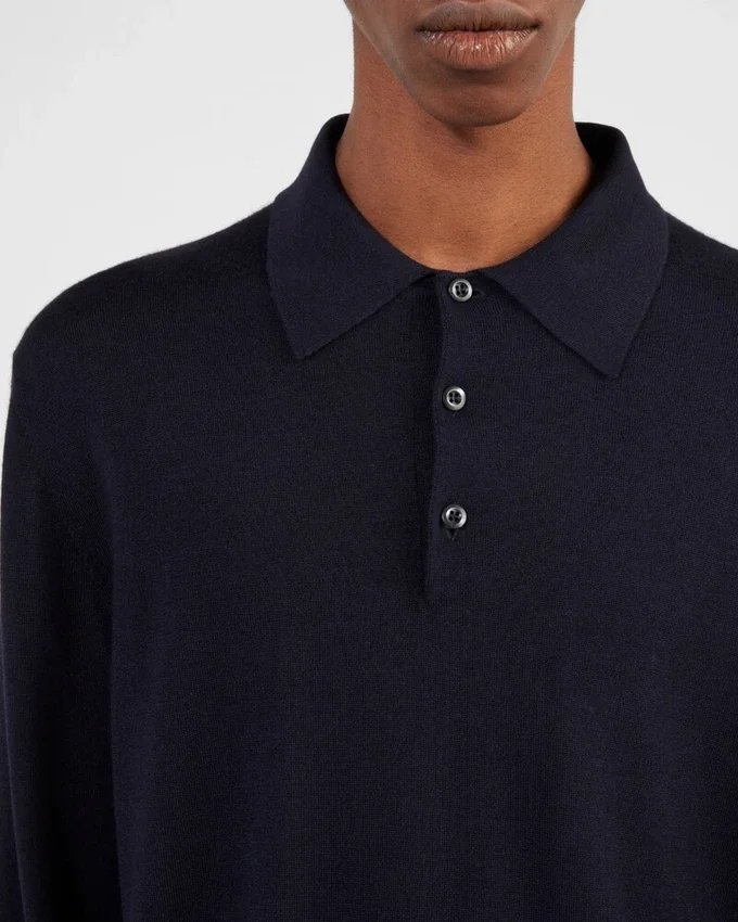 Polo de cachemira y seda Polo de cachemira y seda