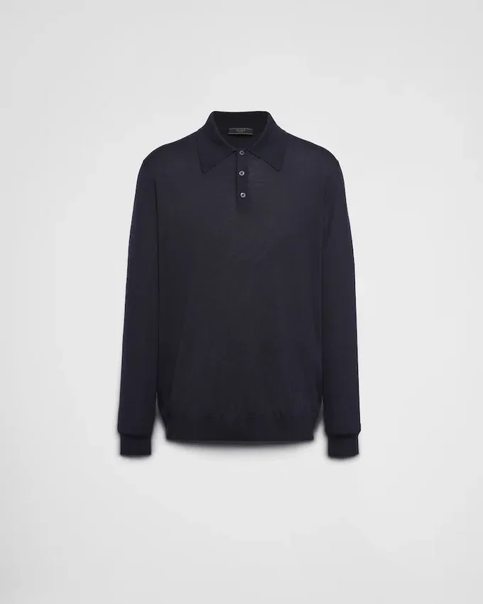 Polo de lana peinada Polo de lana peinada