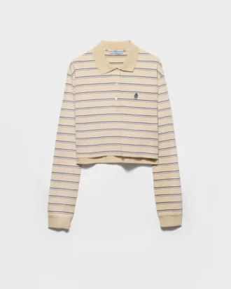 Polo de piqué a rayas