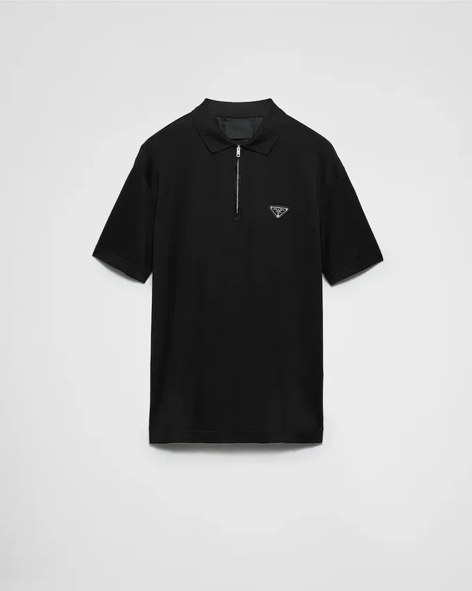 Polo Piqua con detalles de Re-Nylon Polo Piqua con detalles de Re-Nylon