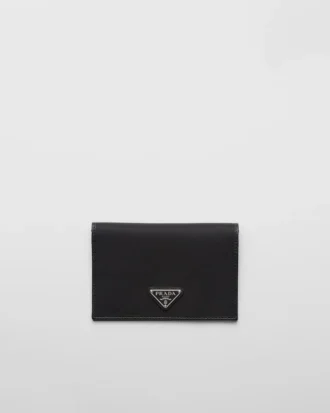 Portapasaportes de Re-Nylon y cuero Saffiano