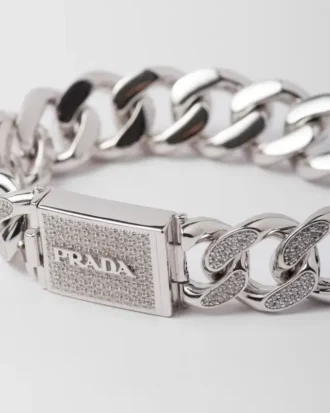 Pulsera con logotipo de cristal Pulsera con logotipo de cristal