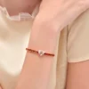 Pulsera Couleur Vivante – Oro rosa con morganita y citrino Pulsera Couleur Vivante – Oro rosa con morganita y citrino