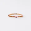 Pulsera Couleur Vivante – Oro rosa con morganita y citrino Pulsera Couleur Vivante – Oro rosa con morganita y citrino