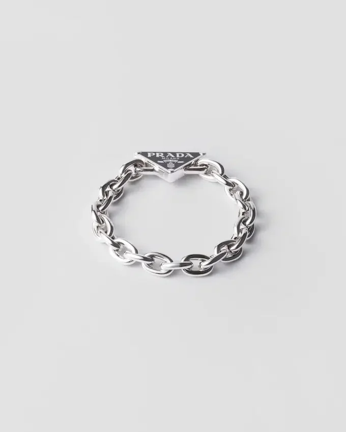 Pulsera de cadena de plata Pulsera de cadena de plata