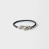 Pulsera de cuero napa trenzado