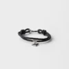 Pulsera de cuero napa trenzado