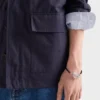 Pulsera de cuero napa trenzado