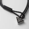Pulsera de cuero napa trenzado