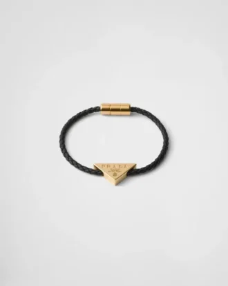 Pulsera de piel napa trenzada