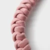 Pulsera de piel napa trenzada con adorno metálico Pulsera de piel napa trenzada con adorno metálico