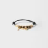 Pulsera de piel napa y metal Pulsera de piel napa y metal