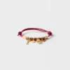 Pulsera de piel napa y metal Pulsera de piel napa y metal