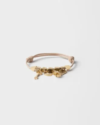 Pulsera de piel napa y metal