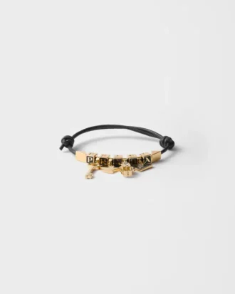 Pulsera de piel napa y metal
