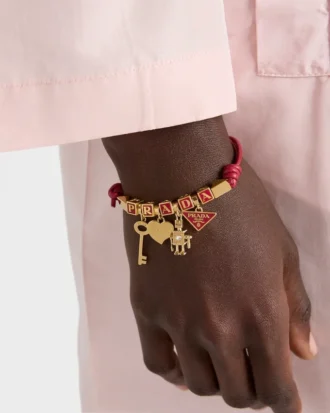 Pulsera de piel napa y metal