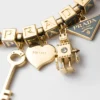 Pulsera de piel napa y metal Pulsera de piel napa y metal
