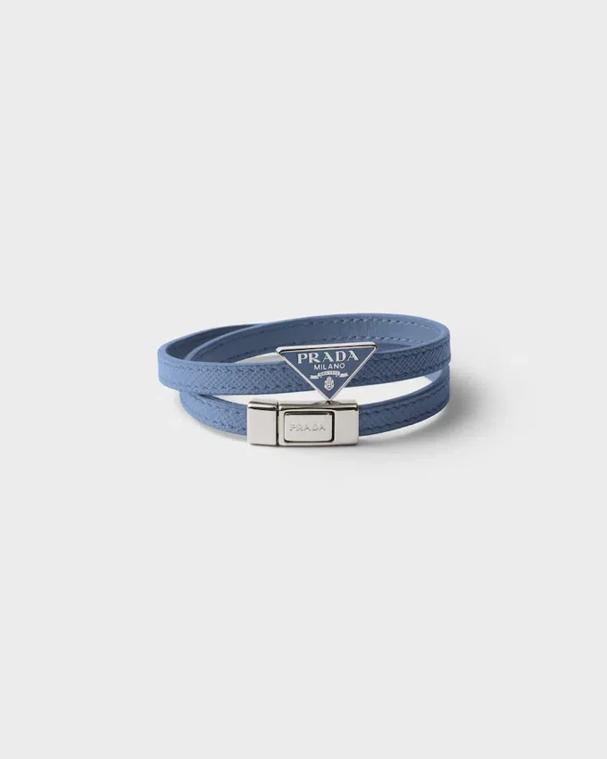 Pulsera de piel Saffiano Pulsera de piel Saffiano