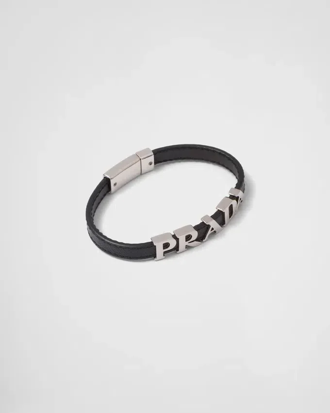 Pulsera de piel Saffiano Pulsera de piel Saffiano
